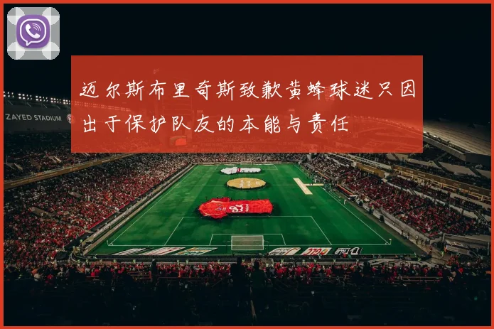 迈尔斯布里奇斯致歉黄蜂球迷只因出于保护队友的本能与责任